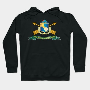 77th Special Forces Group - DUI - Br - Ribbon X 300 Hoodie